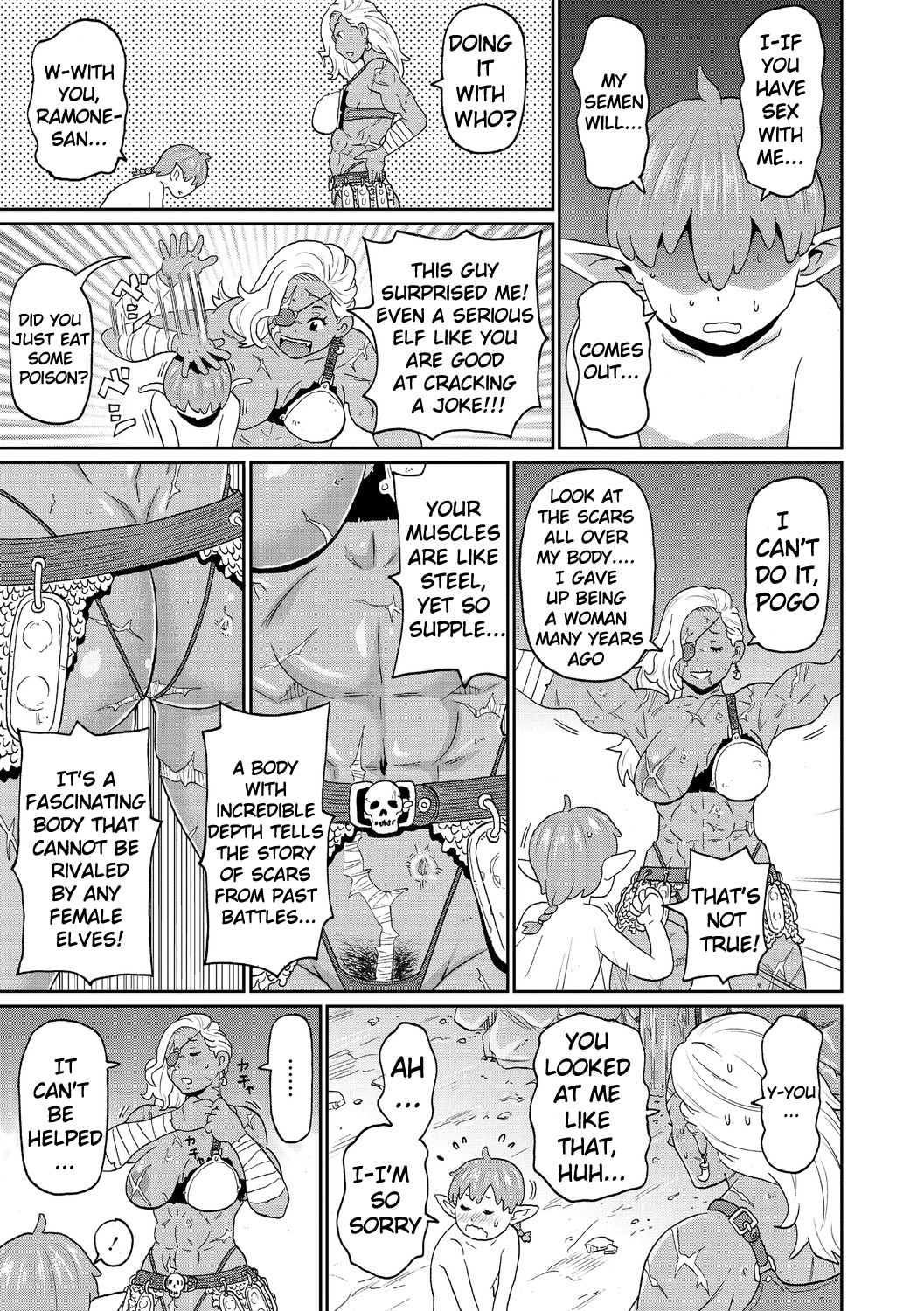 Hentai Manga Comic-My Trip Together With a Female Veteran Warrior-Read-7